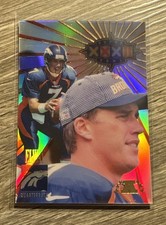 1998 Collector's Edge Super Bowl Card Show - John Elway #6 Foil Back Proof /500 picture