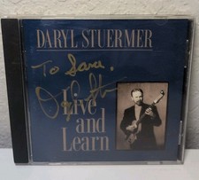 Live and Learn by Daryl Stuermer (Signed CD, 2012) B304 picture