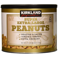 New Kirkland Extra-Large Peanuts - Virginia Roasted, Salted Nuts, USA 2.5 pounds picture