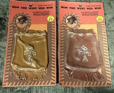 1978 Nichols Kusan How the West Was Won NOS Beaded Pouch Pair As Seen on TV picture