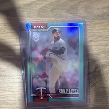 Topps 2026 Series 2 Pablo Lopez Parallel/Variety #509 Minnesota Twins picture