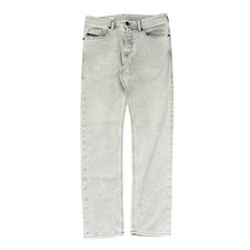 Diesel Mens Buster Jeans Slim Size 31 30 Light Wash Grey Stretch Skater picture