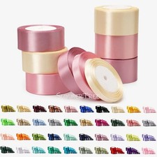 25yards 6mm - 50mm Satin ribbon choose your color picture