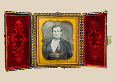 Antique Cased Daguerreotype Portrait | Victorian Gentleman | Circa 1850s–1860s picture