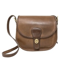 Coach Saddlery Bag 9535 Putty Brown Leather NYC Crossbody Minimal Vintage picture