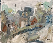 Impressionism Landscape Plein Air Original Oil Painting On Canvas 18”x24” Signed picture