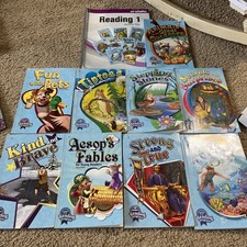 Abeka Reading 1 1st Grade Readers 9 Book Set + Answer Key Homeschool Curriculum picture