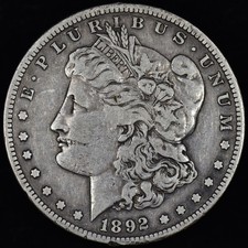 1892-S $1 MORGAN DOLLAR ✪ VF VERY FINE DETAILS ✪ SILVER COIN H09 ◢TRUSTED◣ picture