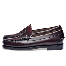 Sebago Classic Dan Penny Loafers Women's Brown Burgundy Leather US 7.5 M picture