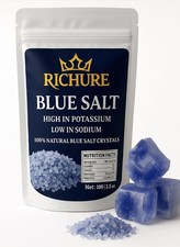 Ancient Blue Salt – Rare Mineral Treasure | High Potassium, Low Sodium, Pure ... picture