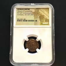 Roman Empire Half-Cententionalis Constans AD 337-350 NGC picture