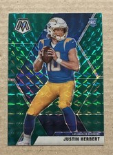 2020 Panini Mosaic - Rookies Justin Herbert #204 Green Mosaic Prizm (RC) picture