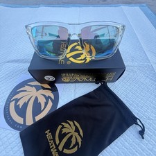 Heatwave z87+v613 Photochromic 50/50 Safety Glasses with blue frame picture