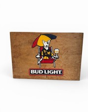 1986 Bud Light Spuds MacKenzie Wood Bar Sign Original Anheuser Busch Promo picture