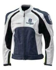 Husqvarna Horizon Jacket/ leather biker jacket cowhide leather jacket picture