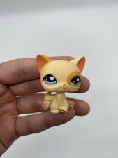 Littlest Pet Shop 1521 Cream Orange Shorthair Cat Figure Hasbro Authentic picture