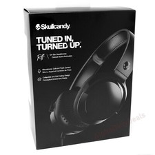 NEW Skullcandy Riff Wired On Ear Headphones with Mic Black picture
