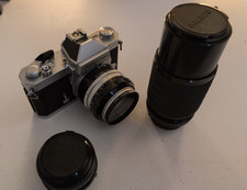 Nikon Nikkormat FT2 35MM Film Camera with Nikkor 50mm 1:4 Lens Plus Extras  picture
