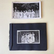 Unbound Photo Album 1920s-1950s Pennsylvania Dutch Amish Hershey Atlantic City picture