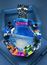 Mystic Topaz Fancy HexaCut 78.30 Ct Natural Loose Gemstone Pendant EGL Certified picture