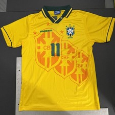 Romario #11 Brazil 1994 Size large Soccer jersey picture