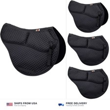 All-Purpose Contoured Correction Saddle Pad with Adjustable Memory Foam Inser... picture