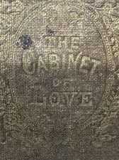 The Cabinet of Love Antique Hardcover Poetry Book Rare 19th Century Curiosa picture