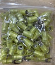 3M SS-33-10-NB Locking Fork Terminal, Nylon Insul., 12-10 AWG, #10 Stud, PK/100 picture