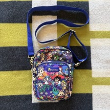 Tokidoki Midnight Metropolis Mini Crossbody Sling Bag Small Cute Anime Art Chibi picture