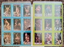 Vintage 1996 WWF Magazine Ultimate Warrior & Shawn Michaels Uncut Card Sheet Set picture