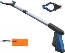 Fitplus 2024 Upgrade Powergrip T9, Grabber Reacher Tool, Wide Jaw, Foldable picture