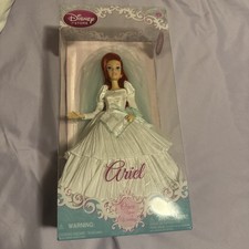 Rare Disney Store Little Mermaid Once Upon A Wedding Ariel Bride Doll picture