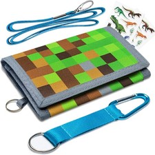 Kids Wallets for Boys Girls Ages 4-18 Trifold,Toddler/Youth Wallet with Zippered picture