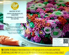 Wilton's 55 Piece Master Tip Cake Cupcake Brownie Decorating Set~Buy@$29.99 picture