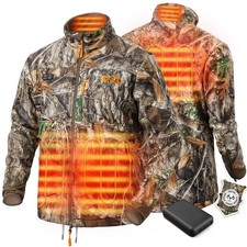 Heated Jacket for Hunting Hiking With USB Battery Men Women Thermal Coat picture