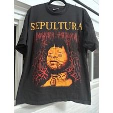 Sepultura Roots Brazilian Metal Vintage Reprint T-shirt Reprint S-5XL picture