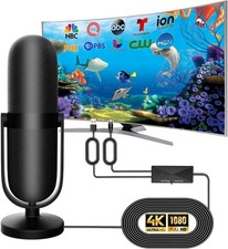 Outdoor HDTV Antenna 720 Omni-Directional Amplified 4K 35ft Cable RV Attic Boat picture