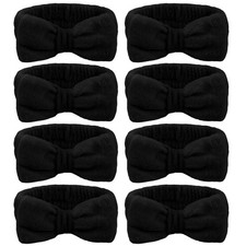 Ondder Black Spa Headband for Women and Girls - 1 Count (Pack of 8), picture