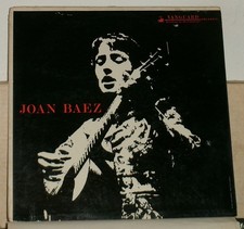 Joan Baez ‎- Self Titled - 1961 Mono Vinyl LP Record Album picture
