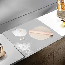 24X20in Stainless Steel Chopping Cutting Board Counter w/ Front Overhang TOP picture