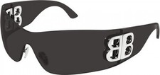 NEW Balenciaga BB 0359S Sunglasses 001 GREY 100% AUTHENTIC picture