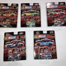 VINTAGE 2000 Lot Of 5 Racing Champions 1:64 Nascar Rules Limited NEW on Cards picture
