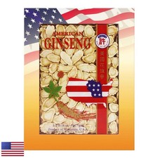 Hsu's American Ginseng Slices - 100% Wisconsin Mixed Large & Medium Slices 8 oz picture