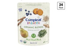 Compleat Pediatric Organic Blends Plant Base Tube Feeding qt. 24 EXP.Jan2027 picture