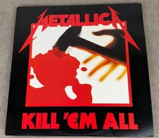 Metallica Kill 'Em All 2008 Warner Bros Remastered Vinyl LP w/ Insert picture