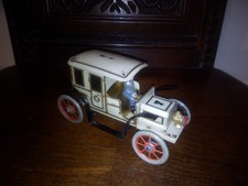 Superb Antique 1910 Gunthermann Biscuit Sweet Tin Car Rare Wind Up Tinplate Toy picture