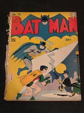 1942 D.C. Comics Batman 14 CGC Complete. 2nd Penguin Cover picture