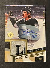 2025-26 Ultimate Collection Brandt Clarke Ultimate Access Patch Auto /49 picture