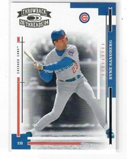 Ryne Sandberg #480/1000   2004 Donruss Throwback Threads   Cubs picture