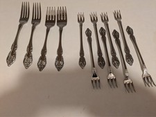 Set Mixed Lot Oneida RAPHAEL Deluxe HH Stainless Steel Flatware picture